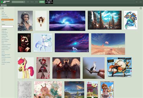 deviantart site